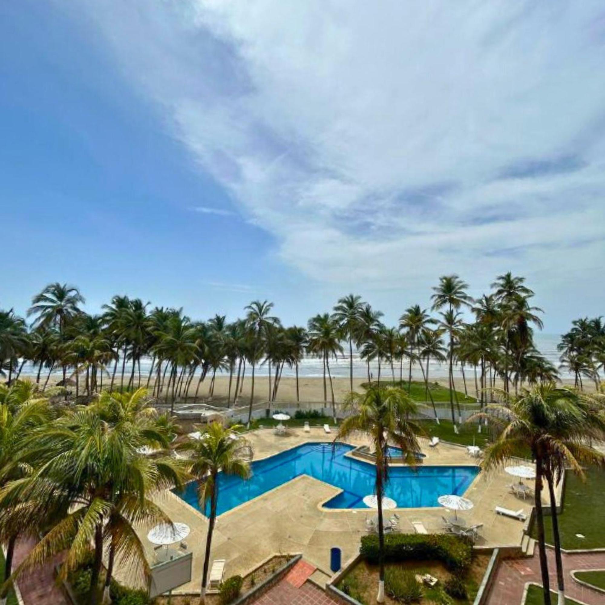 Ferienwohnung Tucacas, Frente Al Mar, Balcon, Piscina Y Playa Privada Exterior foto
